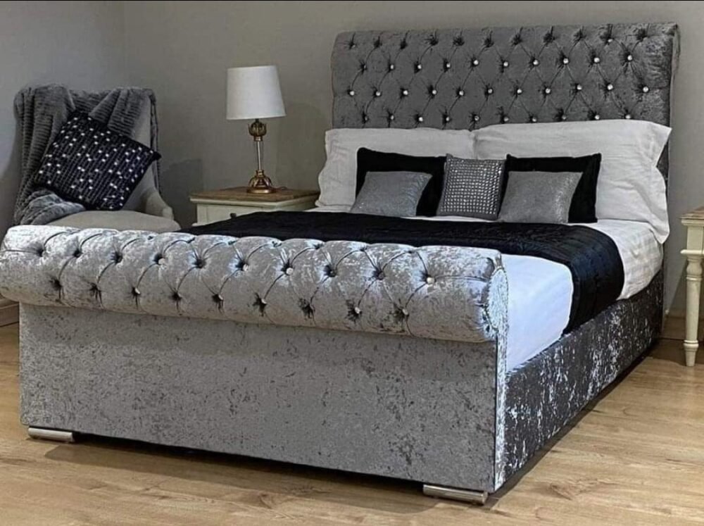 Chesterfield Style Bed with timeless elegance