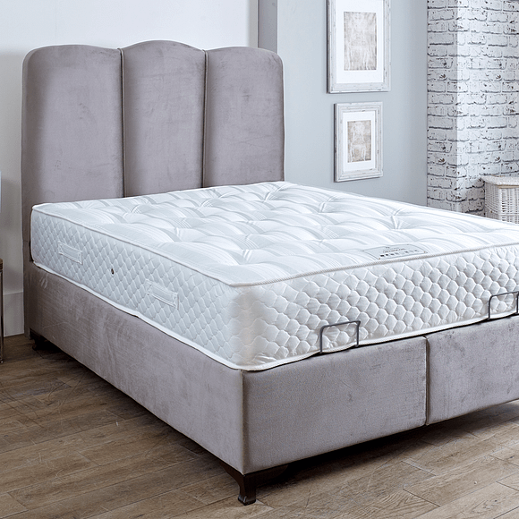 Oxford Solid Base Ottoman Bed with dual storage compartments